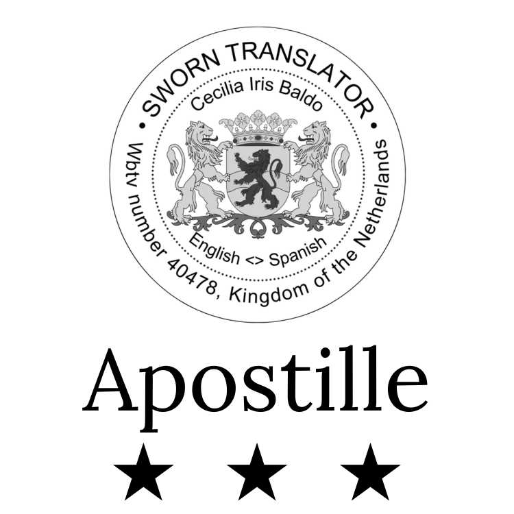 Official apostille for translation in Netherlands